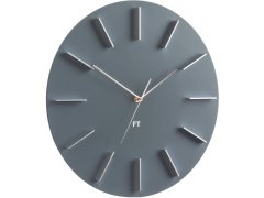 Nástěnné hodiny Future Time Round Grey FT2010GY