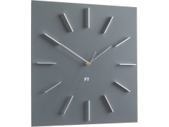 Nástěnné hodiny Future Time Square Grey FT1010GY