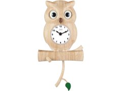 Nástěnné hodiny JVD Designové dětské hodiny - Sova HE21.4