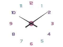 Nástěnné hodiny JVD Nástěnné nalepovací hodiny HT466.1