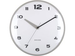 Karlsson Designové nástěnné hodiny 6028GY 7474405