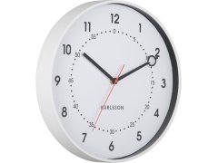 Karlsson Designové nástěnné hodiny 6038WH 7474409