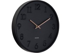 Karlsson Designové nástěnné hodiny 6041BK 7474404