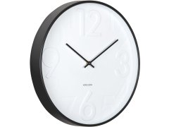 Karlsson Designové nástěnné hodiny 6063BK 7506483