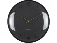 Karlsson Designové nástěnné hodiny 6084BK 7475805