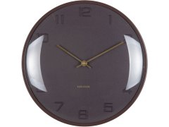 Karlsson Designové nástěnné hodiny 6084BR 7475800
