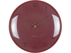 Karlsson Designové nástěnné hodiny 6084RD 7475807