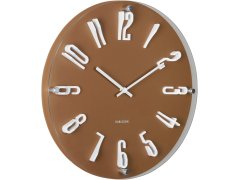 Karlsson Designové nástěnné hodiny 6090BR 7477511