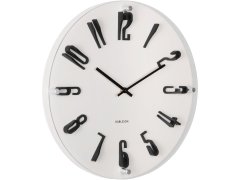 Karlsson Designové nástěnné hodiny 6090WG 7477519