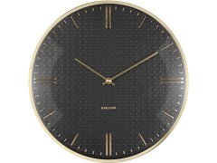 Karlsson Designové nástěnné hodiny 6091BK 7477507