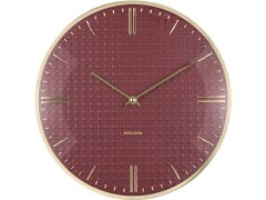 Karlsson Designové nástěnné hodiny 6091RD 7477515