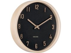 Karlsson Designové nástěnné hodiny 6116BK 7482861