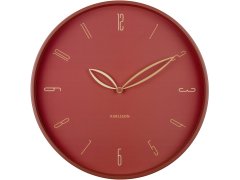 Karlsson Designové nástěnné hodiny KA6012RD 7370104
