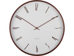 Karlsson Designové nástěnné hodiny KA6014WH 7344594