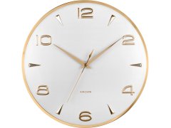 Karlsson Designové nástěnné hodiny KA6017WH 7369876