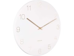 Nástěnné hodiny Karlsson Charm KA5762WH