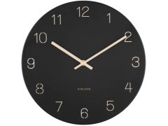 Nástěnné hodiny Karlsson Charm KA5788BK