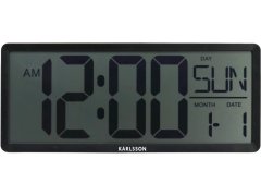 Nástěnné hodiny Karlsson Retro LCD digitální hodiny KA6020BK