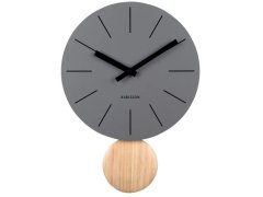 Karlsson Kyvadlové nástěnné hodiny KA5967GY 7370737