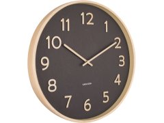 Karlsson Nástěnné hodiny s&nbsp;tichým chodem KA5852BK 7370875