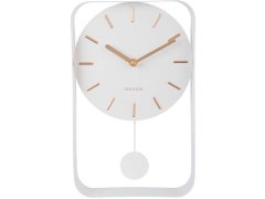 Nástěnné hodiny Karlsson Nástěnné kyvadlové hodiny KA5796WH
