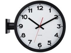 Karlsson Oboustranné nástěnné hodiny KA5966WH 7370271