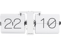 Nástěnné hodiny Karlsson Překlápěcí hodiny KA5602WH