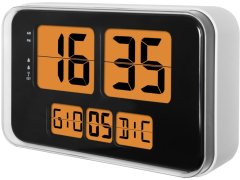 Nástěnné hodiny Lowell Digitální nástěnné překlápěcí hodiny řízené signálem JD9910