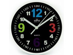 Nástěnné hodiny MPM Quality Designové hodiny s&nbsp;plynulým chodem E01.3686.90