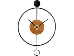 Nástěnné hodiny MPM Quality Designové kovové hodiny MPM Circulo E04.4285.90