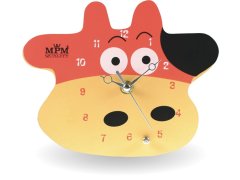 Nástěnné hodiny MPM Quality Designové plastové hodiny Cow E01.2518.5120