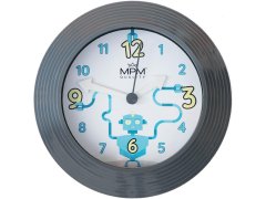 Nástěnné hodiny MPM Quality Dětské hodiny Robot E01.2690.92