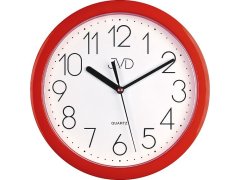 JVD Nástěnné hodiny HP612 červená 7348050