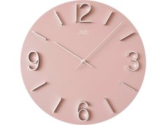JVD Nástěnné hodiny HC35 růžová 7344416