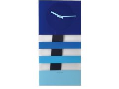 Nástěnné hodiny Nextime Bold Stripes 2855bl