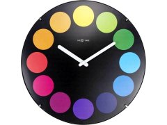 Nástěnné hodiny Nextime Dots Dome 3167