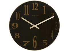 Nástěnné hodiny Nextime Smoke Mirror 2472ZW