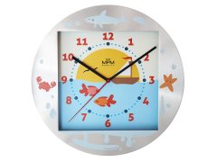 Nástěnné hodiny MPM Quality Dětské kovové hodiny Explore E01.4354.71.E