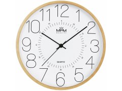 Nástěnné hodiny MPM Quality Wooden Look E01.4233.5100