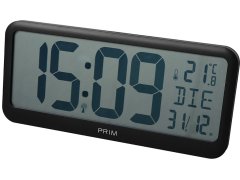 Nástěnné hodiny Prim Rádiem řízené nástěnné digitální hodiny PRIM Radio Nika E01.4298.90