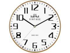 Nástěnné hodiny MPM Quality Vintage II Since 1993 E01.4201.51