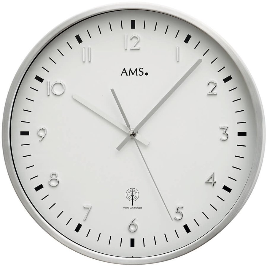 AMS Design Rádiem řízené nástěnné hodiny 5914 - Hodiny a budíky Nástěnné hodiny