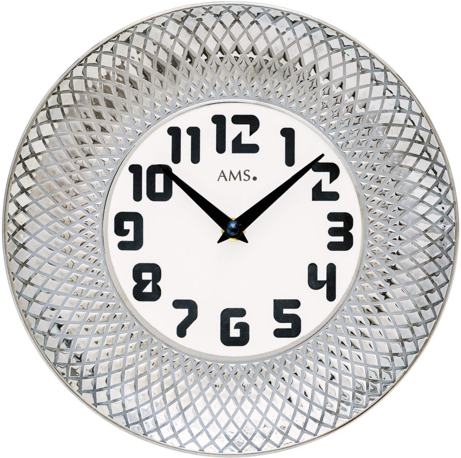 Nástěnné hodiny AMS Design Nástěnné keramické hodiny 9614