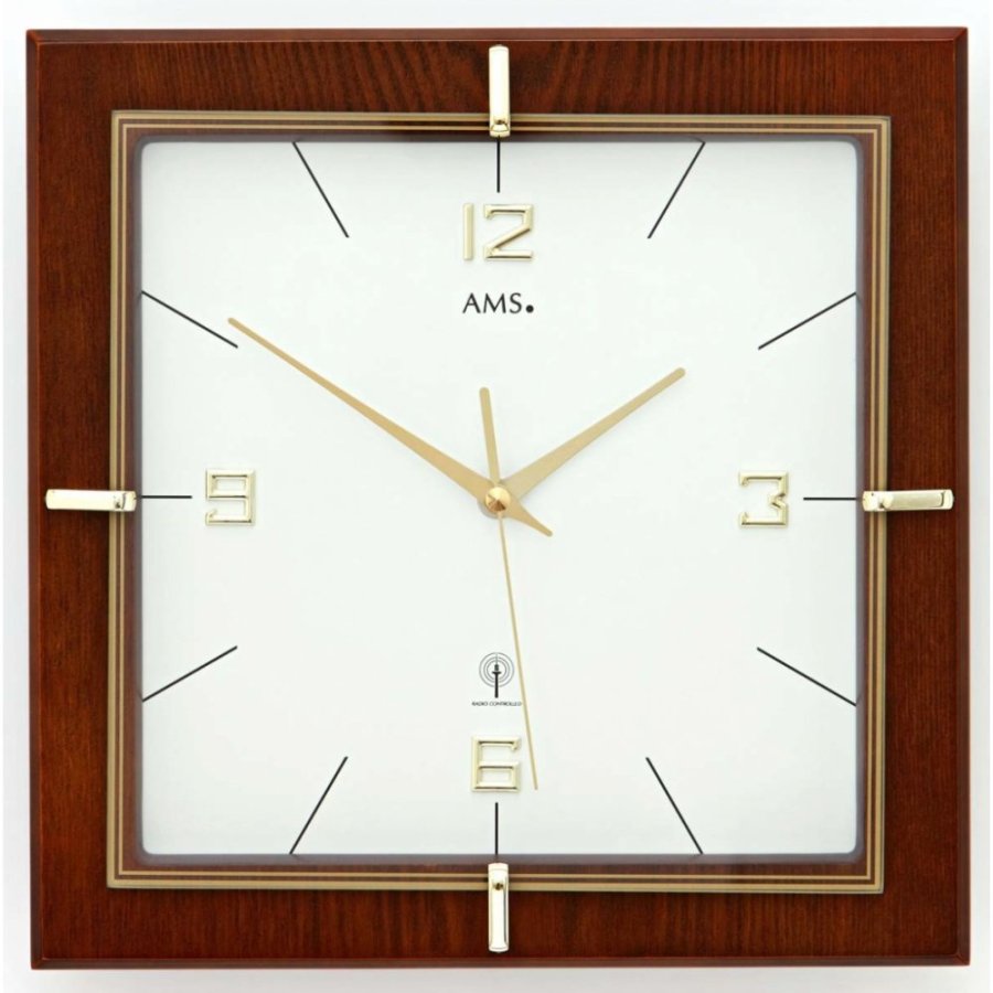 AMS Design Rádiově řízené nástěnné hodiny 5834 - Hodiny a budíky Nástěnné hodiny