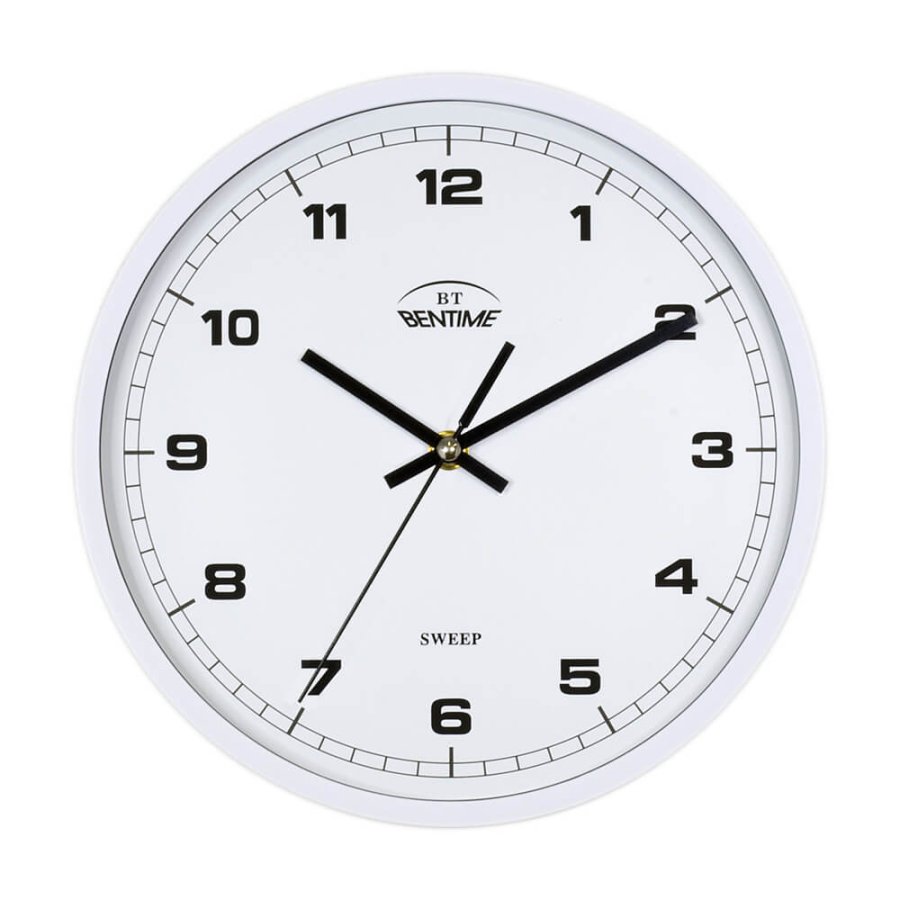 Bentime Nástěnné hodiny H39-SW8011W - Hodiny a budíky Nástěnné hodiny
