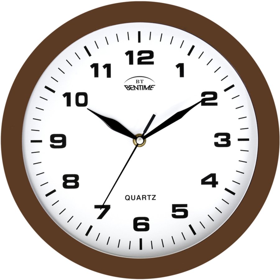 Bentime Nástěnné hodiny H01-SW8047BR - Hodiny a&nbsp;budíky Nástěnné hodiny