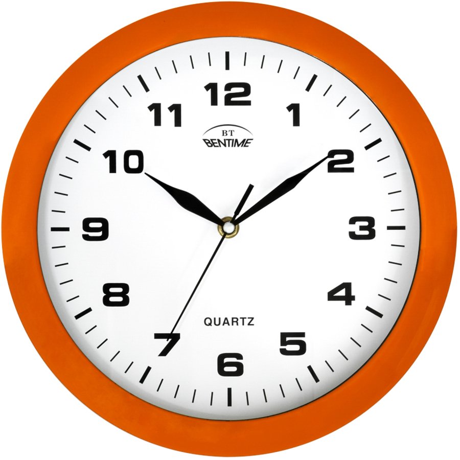 Bentime Nástěnné hodiny H01-SW8047OR - Hodiny a&nbsp;budíky Nástěnné hodiny