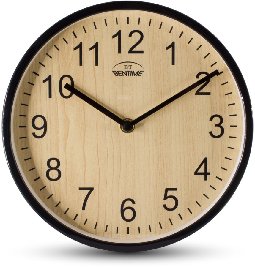 Bentime Nástěnné hodiny H46-SW8013BB - Hodiny a&nbsp;budíky Nástěnné hodiny