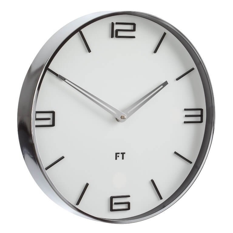 Nástěnné hodiny Future Time Flat white FT3010WH