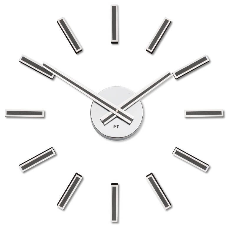 Nástěnné hodiny Future Time Nalepovací hodiny Modular Titanium FT9400TT - Hodiny a budíky Nástěnné hodiny